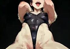 Ai Ahegao Striptease Dance Compilation Mizuryu Kei Style Darkermaker123