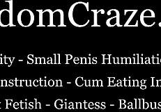 You are a big fat fucking loser in femdom pov bdsm