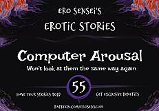 Bold arousal from erotic audio orgasm