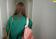 Amateur porn tourist engages in threesome with big ass and monster cock