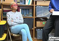 Hey, Black Teen, Why Steal a Leash? Cop Busts You in Office!