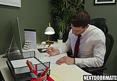 married man feels intense emotions hooking up for gay sex after office work