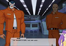 Redhead engages in solo game with big cock and tits