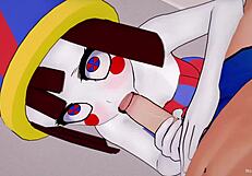 Pomni Drops Towel for Raw Action