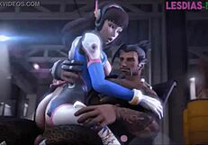 best of d va double penetration scenes