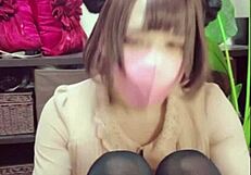 hey, check this cute cat-ear ladyboy doing solo play