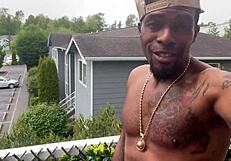 Big black cock penetrates bareback into the kinky wild was