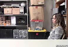 Jason feeds Aften Opal huge cock deepthroat