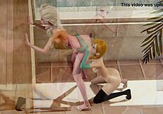Frozen Lesbian 3D Porn With Elsa and Anna Feels Intense!