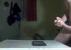 Intensely Jerking Off to Cum on Cassidyboo's Face