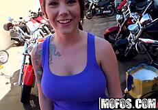 i'm watching mofos pervs on patrol with biker babe ashton pierce in boobnanza.