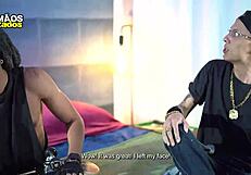 Wet Anal Trick On Tattooed Skater With Big Cock