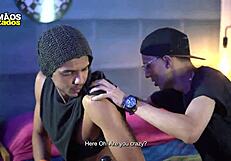 Wet Anal Trick On Tattooed Skater With Big Cock