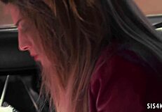 My bf's stepsisters love lesbian sex!