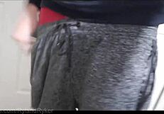 Caught playing with my big cock at the pool?