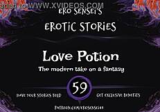 Erotic audio story of love potion inducing masturbation and orgasm for women