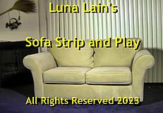 Luna's lingerie strip and tease