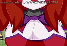 Circus Baby's Massive Boobs Bounce in Hentai Action