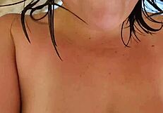 Step Mom Fucks on Nudist Beach with Stepson