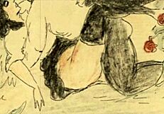 vintage cartoon art from antique anime