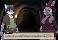 i start our dungeon test with cute enemies