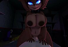 Furry Brunette Frennis Rides Cock in Wild Cowgirl Action