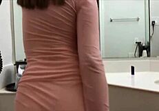 why fuck my brunette girlfriend's big ass before clubbing?