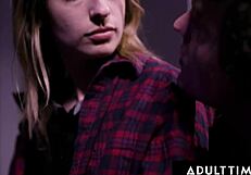 adult time - voyeur teen watches aidra fox and kristen scott licking pussies.