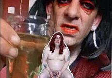 Bisexual sissy male exposed in homemade scene