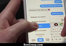 Stepson Caught On Gay Dating App Gets Barebacked By Stepdad