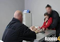 teen cindy shine caught and bullied by fake cops