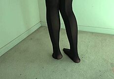 Time stops, and she gets groped in pantyhose – a thrilling fetish freeze.