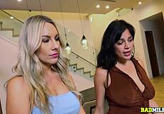 Watch Bunny Madison And Mona Azar, Those Hot Milfs, Hitting Climax Together