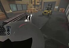 churn vector gameplay with furry characters in 3d world