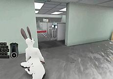 churn vector gameplay with furry characters in 3d world