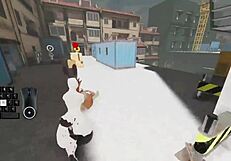 churn vector gameplay with furry characters in 3d world