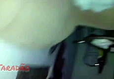 Big tits bouncing while getting fucked in the ass