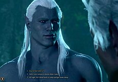 Astarion's detailed gay sex scenes with monster penis in baldurs gate 3.