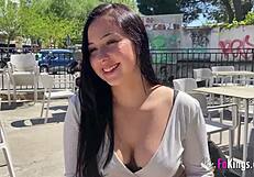 At 18, she eagerly takes her first cock in her tight ass