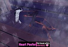 Relaxing in the sauna with friends