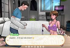 Stepsister Ass Fucking With Big Cock Femdom In 3D Anime