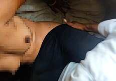 indian girlfriend moans while getting fucked missionary on chair