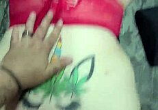 Anastasia Rain's Amateur Pussy Fucking With Tattoos!