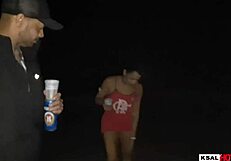 Ksal Hot Heads To The Beach At Night, And As Things Heat Up, Two Well-Hung Young Men Join To Pleasure Danny Hot.