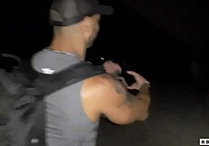 Ksal Hot Heads To The Beach At Night, And As Things Heat Up, Two Well-Hung Young Men Join To Pleasure Danny Hot.