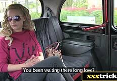 British blonde with fake tits drilled by old cabbie. What a ride!