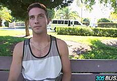 yo, tiny latina veronica rodriguez bangs two cocks on the 305bus, wild!