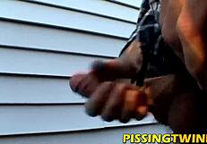 Hot Group Of Twinks Splashing Their Piss Out Of Their Dicks