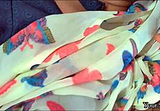 Stepmom gets caught while talking to dad