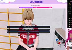 Vtuber Lewdneko Moans Through Harem Hotel's Intense Scenes?